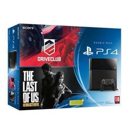 PlayStation 4 500Go - Noir + DriveClub + The Last Of Us (Remastered)
