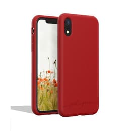 Coque iPhone XR - Matière naturelle - rouge