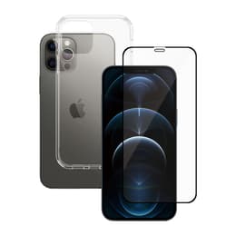 Coque 360 iPhone 12 Pro Max et écran de protection - TPU - Transparent