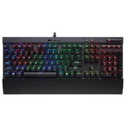 Clavier Corsair QWERTY Anglais (US) rétroéclairé K70 Rapidfire