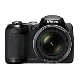 Compact Coolpix L120 - Noir + Nikon Nikkor 21X Wide Optical Zoom VR 25–525mm f/3.1–5.8 f/3.1–5.8