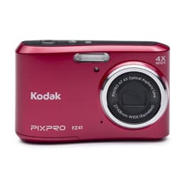 Compact Pixpro FZ41 - Rouge + Kodak PixPro AF 4X Optical Aspheric Zoom Lens 27-108mm f/3.0-6.6 f/3-6.6