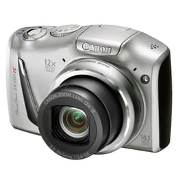 Compact PowerShot SX160 IS - Gris + Canon Zoom Lens 12X IS 28–336mm f/3.4-5.6 f/3.4-5.6
