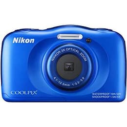 Compact Coolpix S33 - Bleu + Nikon Nikkor Optical Zoom 30-90mm f/3.3-5.9 f/3.3-5.9