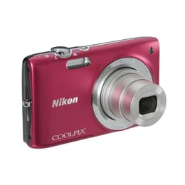 Compact Coolpix S2700 - Rouge + Nikon Nikkor Wide Optical Zoom Lens 26-156 mm f/3.5-6.5 f/3.5-6.5