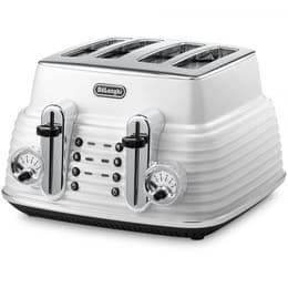 Grille pain Delonghi CTZ4003W 4 fentes - Blanc