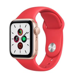 Apple Watch (Series 4) 2018 GPS 40 mm - Aluminium Or - Sport Rouge
