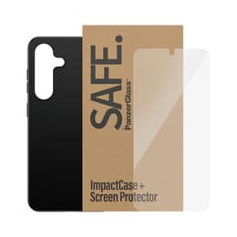 Coque S24 et écran de protection - Silicone - Noir