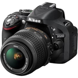 Reflex - Nikon D5200 - Noir + Objectif AF-P DX Nikkor 18-55mm f/3.5-5.6G