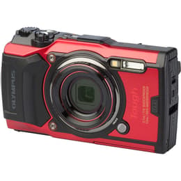 Compact Tough TG-6 - Rouge + Olympus Olympus lens Zoom 4.5-18mm f/2.0-4.9 f/2.0-4.9