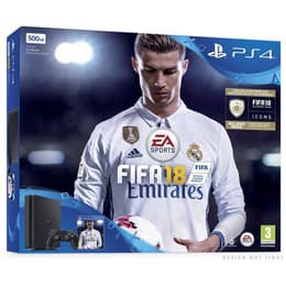 PlayStation 4 Slim 500Go - Noir + FIFA 18