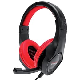 Casque gaming filaire avec micro Amstrad Pro Gamer AMS H888 - Noir/Rouge