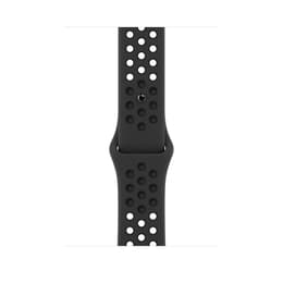Apple Watch (Series 7) 2021 GPS 45 mm - Aluminium Minuit - Bracelet sport Nike Noir
