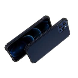 Coque iPhone 12 Pro Max - Silicone - Noir/Transparent