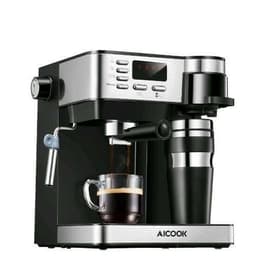 Machine Expresso Aicook CM6827 L - Noir/Argent