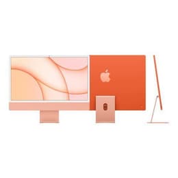 iMac 24" (2021) Apple M1 avec CPU 8 cœurs GPU 8 cœurs - 256 Go SSD - 8 GB AZERTY - Français Verre standard