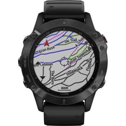 Montre Garmin Cardio GPS Fenix 6 Sapphire - Noir