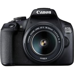 Reflex - Canon EOS 1500D Noir + Objectif Canon EF-S 18-55mm f/3.5 IS