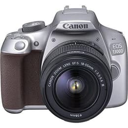 Reflex EOS 1300D - Argent + Canon Canon EF-S 18-55 mm f/3.5-5.6 III f/3.5-5.6