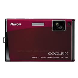 Compact CoolPix S60 - Rouge + Nikon Nikkor Optical Zoom 33-165 mm f/3.8-4.8 f/3.8-4.8