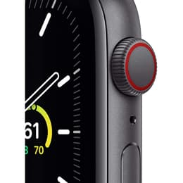 Apple Watch Series SE 1 (2020) GPS + Cellular 44 mm - Aluminium Gris sidéral - Bracelet sport Lumière stellaire