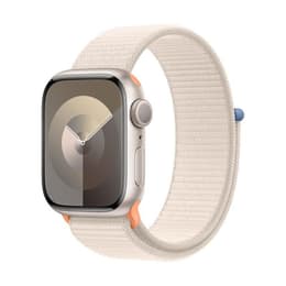 Apple Watch () 2023 GPS + Cellular 45 mm - Aluminium Lumière stellaire - Boucle sport Lumière stellaire