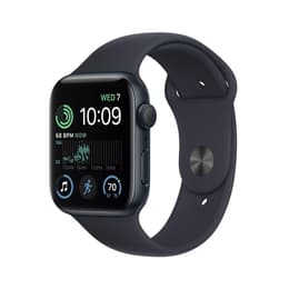 Apple Watch (Series SE) 2022 GPS + Cellular 40 mm - Aluminium Noir - Bracelet sport Noir