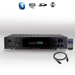Enceinte Bluetooth Beng Ensemble Home-cinéma Hifi Karaoké Home SOUND 1240W + ampli 360W + 25M de câble de liaison + 2 Micros - Noir