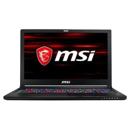 MSI GS63 Stealth Pro 8RE 15" Core i7 2.2 GHz - SSD 256 Go + HDD 1 To - 16 Go - NVIDIA GeForce GTX 1060 QWERTY - Espagnol