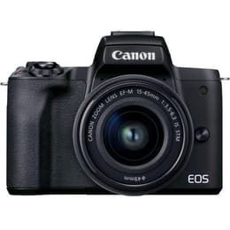 Autre EOS M50 - Noir + Canon EF-M 15-45mm f/3.5-6.3 IS STM + EF-M 55-200mm f/4.5-6.3 IS STM f/3.5-6.3 + f/4.5-6.3