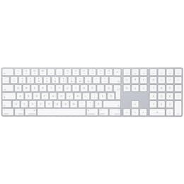 Magic Keyboard (2017) avec pavé numérique sans fil - Blanc - AZERTY - Canadien