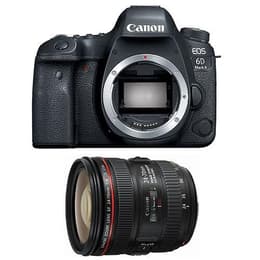 Reflex - Canon EOS 6D Mark II - Noir + Objectif Canon EF 24-70mm f/2.8L II USM