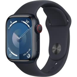 Apple Watch (Series 9) 2023 GPS 41 mm - Aluminium Noir - Bracelet sport Noir