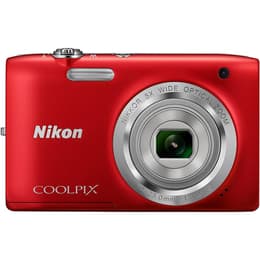 Compact Coolpix S2800 - Rouge + Nikon Nikkor Optical Zoom 26-130mm f/3.2-6.5 f/3.2-6.5