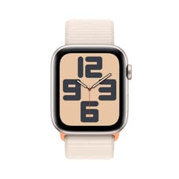 Apple Watch Series SE 2 (2022) GPS 40 mm - Aluminium Lumière stellaire - Boucle sport Lumière stellaire