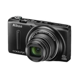 Compact Coolpix S9500 - Noir + Nikon Nikkor Wide Optical Zoom ED VR 25-550 mm f/3.4-6.3 f/3.4-6.3