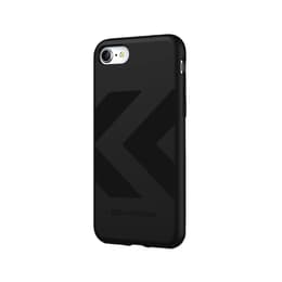 Coque Back Market iPhone 7/8/SE 2020/2022 et écran de protection - Plastique recyclé - Noir (Chevron)