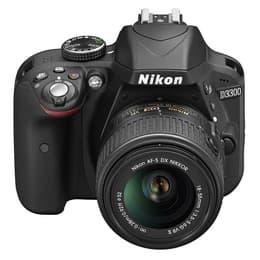 Reflex D3300 - Noir + Nikon Nikon AF-S DX Nikkor 18-55mm f/3.5-5.6G II f/3.5-5.6