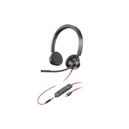 Casque avec micro Plantronics Poly Blackwire 3325 - Noir/Rouge