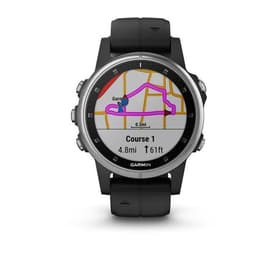 Montre Garmin Cardio GPS Fēnix 5S Plus - Noir/Argent