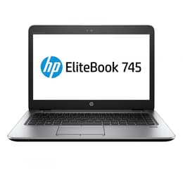 Hp EliteBook 745 G4 14" A10 2.4 GHz - SSD 256 Go - 8 Go QWERTY - Anglais