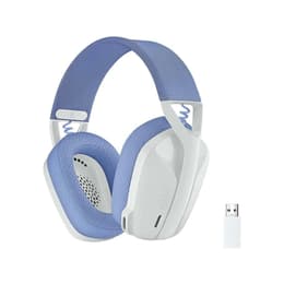 Casque réducteur de bruit gaming sans fil avec micro Logitech G435 - Blanc