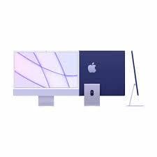 iMac 24" (2021) Apple M1 avec CPU 8 cœurs GPU 8 cœurs - 256 Go SSD - 8 GB QWERTY - Espagnol Verre standard