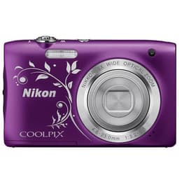 Compact Coolpix S2900 - Mauve + Nikon Nikkor 5x Wide Optical Zoom Lens 26-130mm f/3.2-6.5 f/3.2-6.5