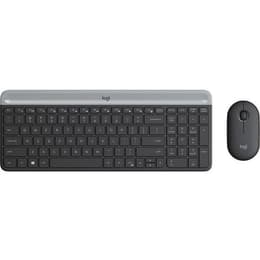 Clavier Logitech QWERTZ Allemand Sans-fil MK470 Slim Combo