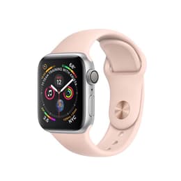 Apple Watch (Series 4) 2018 GPS 44 mm - Aluminium Argent - Sport Rose
