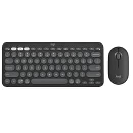 Clavier Logitech QWERTY Sans-fil Pebble 2 Combo