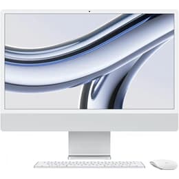 iMac 24" (2023) Apple M3 avec CPU 8 cœurs GPU 10 cœurs - 1 To SSD - 24 GB AZERTY - Français Verre standard