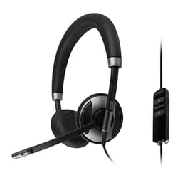 Casque réducteur de bruit sans fil avec micro Plantronics Blackwire C725 - Noir