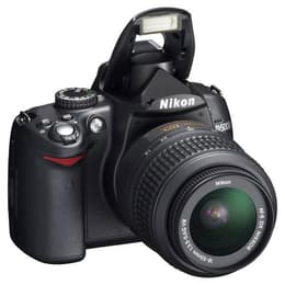 Reflex D5000 - Noir + Nikon Nikon Nikkor AF-S DX VR 18-55 mm f/3.5-5.6 + Nikon Nikkor AF-S VR DX 55-200 mm f/4-5.6G ED f/3.5-5.6 + f/4-5.6G ED